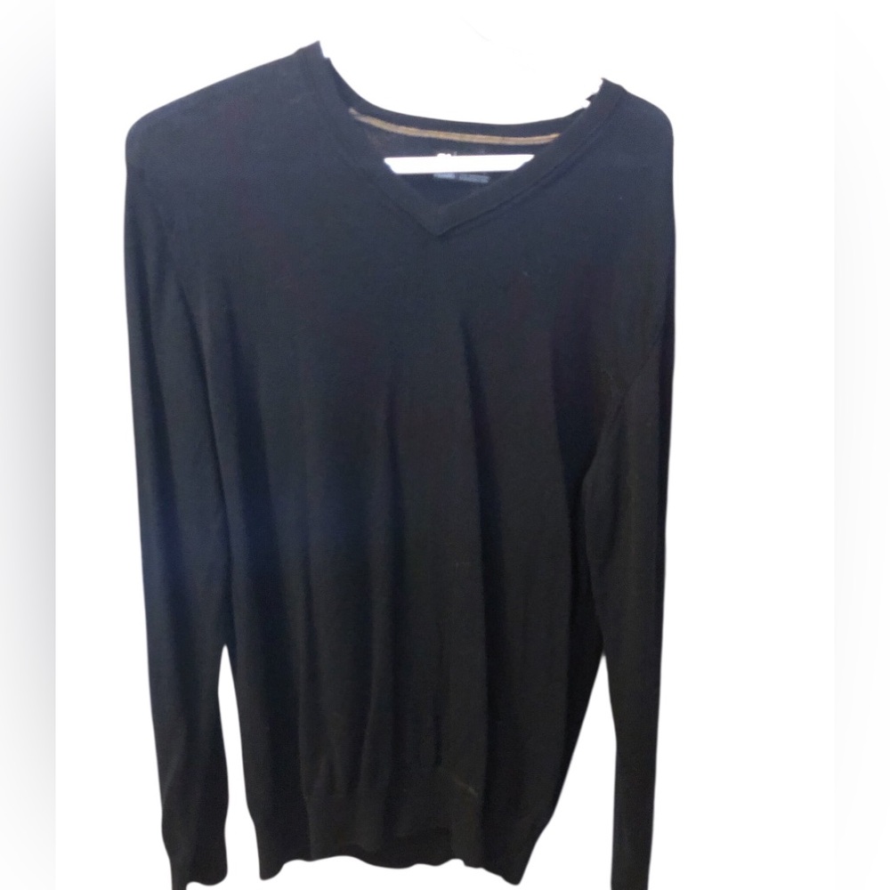 Le 31 par simons Responsible merino V-neck sweater Mens Large